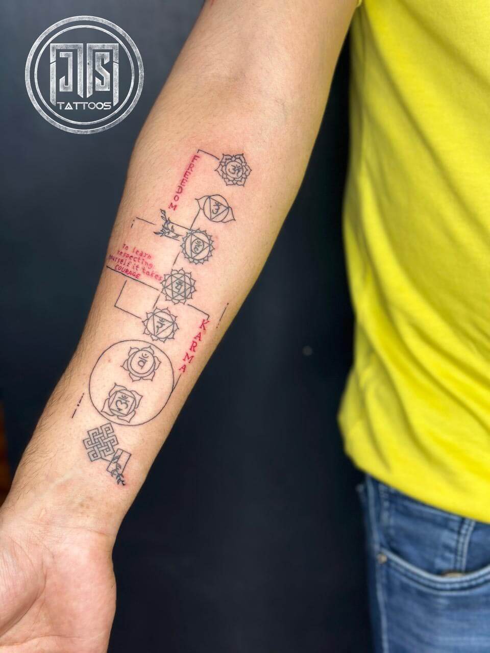 Forearm tattoo artist Paschim Vihar